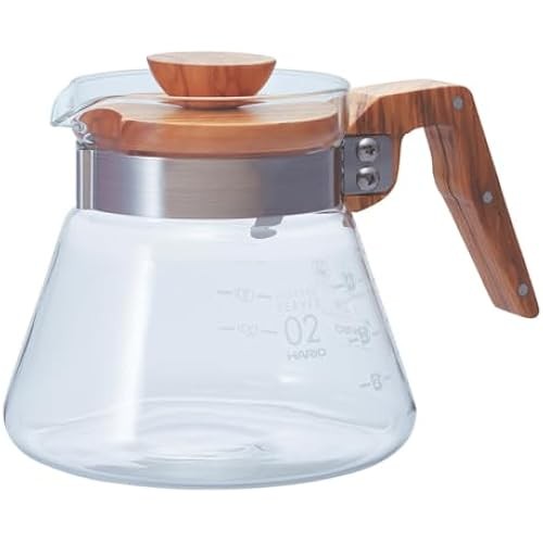 HARIO Coffee server 600 Olive wood Practical capacity ml VCWN-60-OV