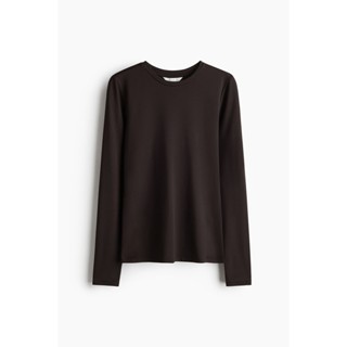 H&M(เอชแอนด์เอ็ม) เสื้อแขนยาวไมโครไฟเบอร์ ผู้หญิง 1191700