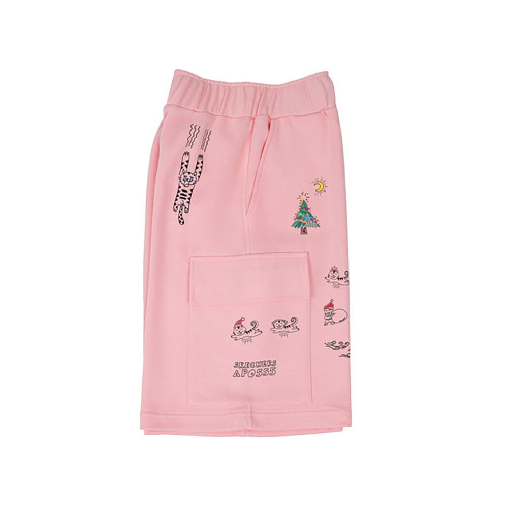 Skechers สเก็ตเชอร์ส กางเกงขาสั้นยูนิเซ็กส์ Unisex Apo Collection Shorts Apparel - SL125U568-PNK — صورة 3