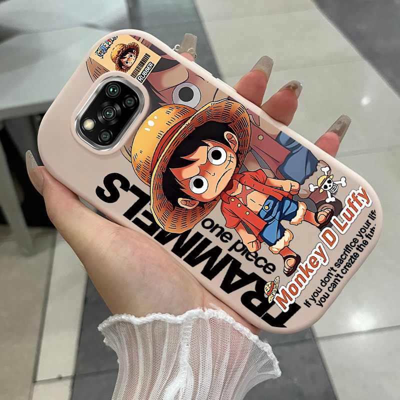 เคสสำหรับ Xiaomi POCO X3 Pro X3 NFC F3 13T Pro เคสโทรศัพท์อะนิเมะนําชายกันกระแทกกลมและอ้วน