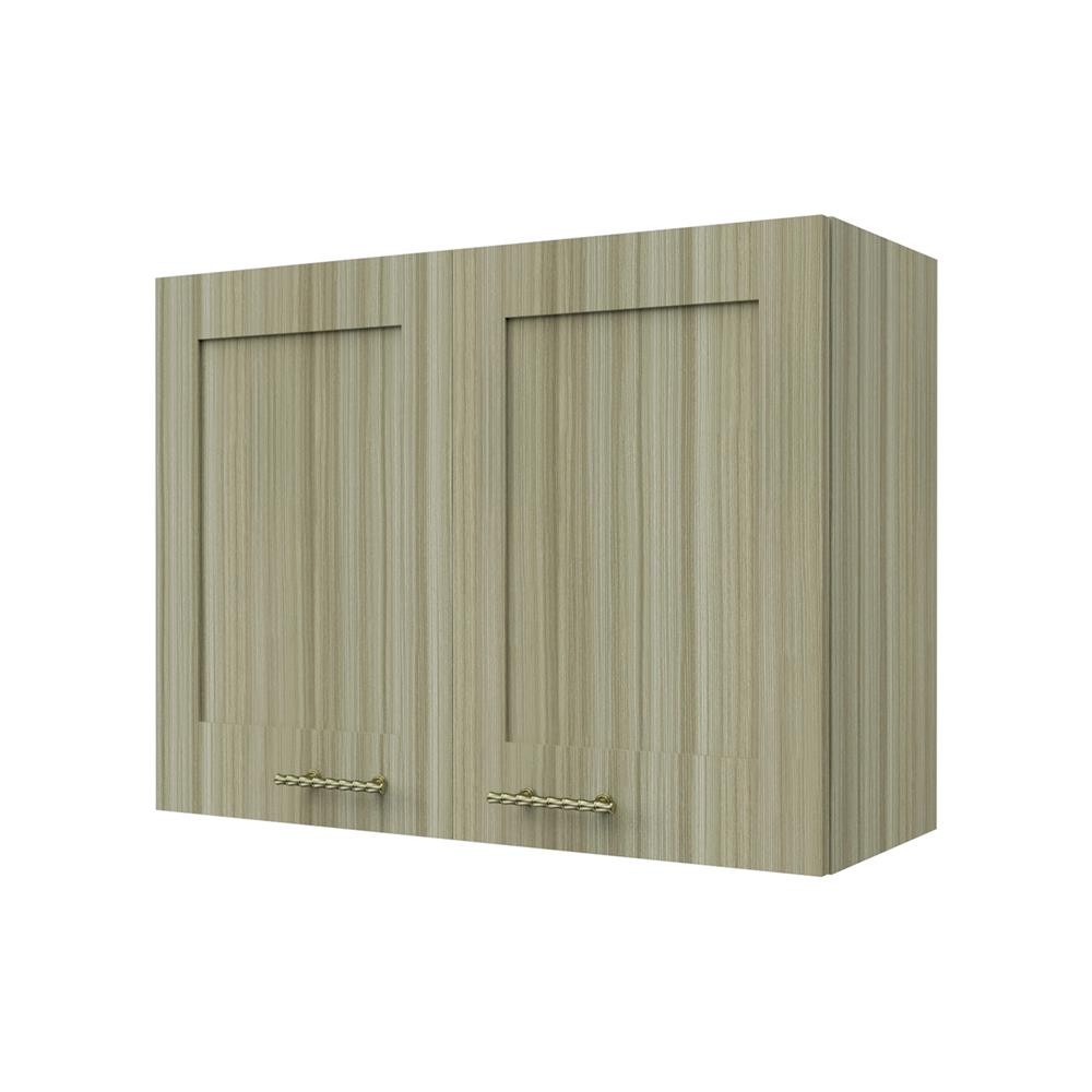 JUPITER ตู้แขวนคู่ GLORY TEAK 80x60 ซม. สีน้ำตาล จัดส่งโดย HomePro