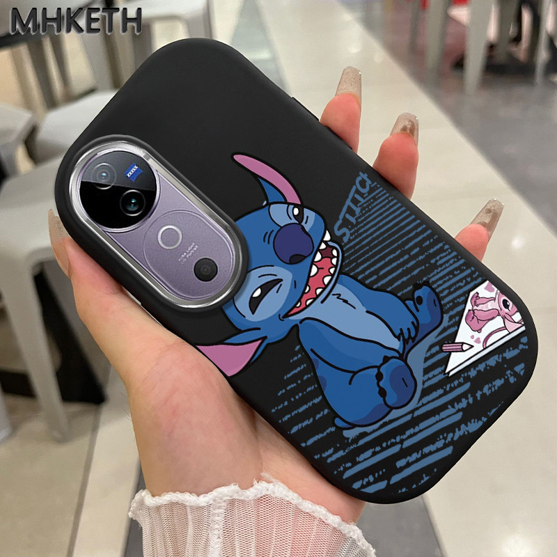 MHKETH เคสสำหรับ VIVO V40 5G V40 Pro 5G เคสโทรศัพท์มีลายปักลายการ์ตูน