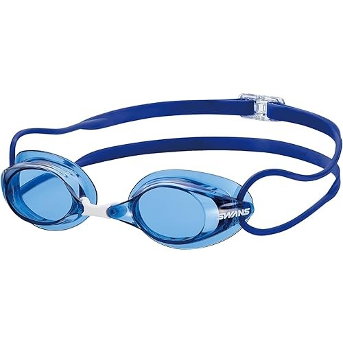 SWANS แว่นตาว่ายน้ําญี่ปุ่น SR-7NA NAV Navy Racing Non-Cushion สําหรับผู้ใหญ่ 12 ตัว
