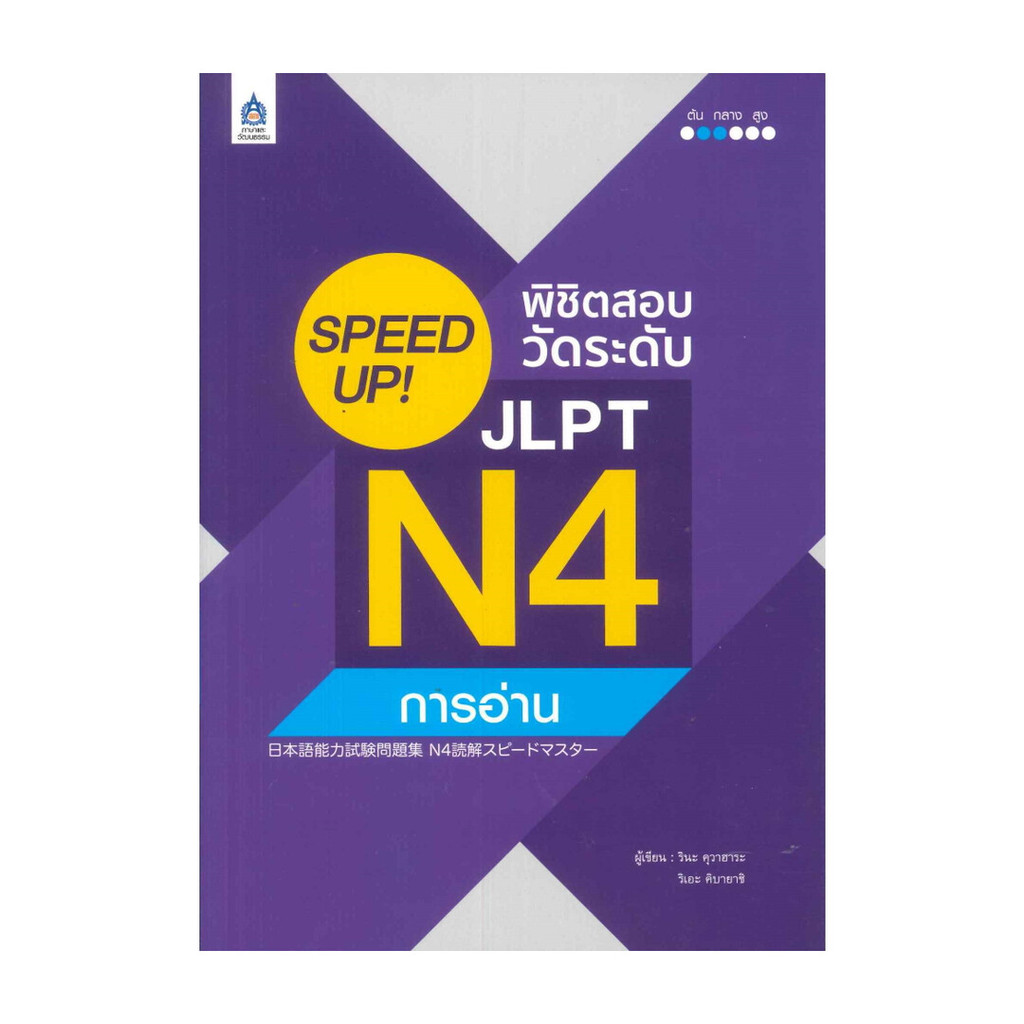 หนังสือ SPEED UP! พิชิตสอบวัดระดับ JLPT N4 การอ่าน ผู้แต่ง รินะ คุวาฮาระ หนังสือภาษาต่างประเทศ DK05