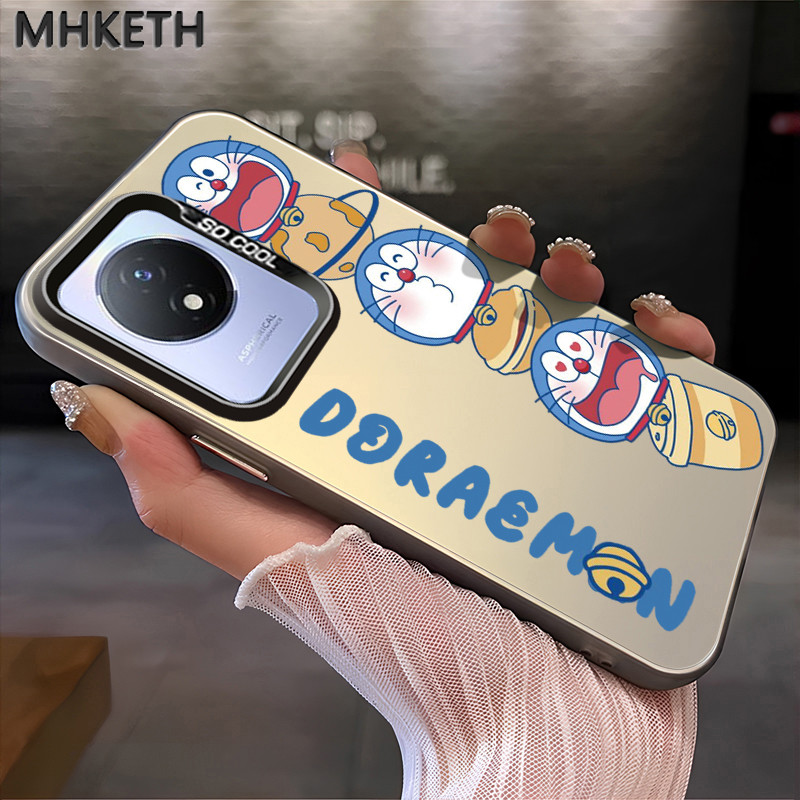 MHKETH เคสสำหรับ VIVO Y02 Y02A Y02T Y11 2023 Y02s เคสป้องกันโทรศัพท์ตกสีด้านลายอะนิเมะยอดนิยม