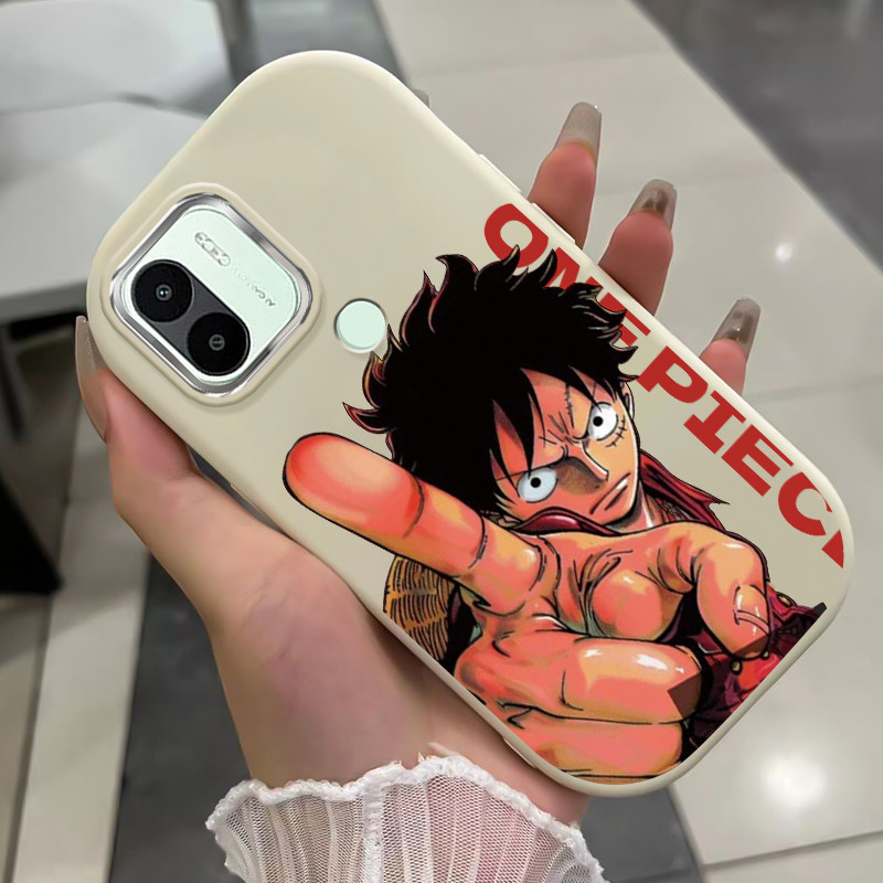 เคสสำหรับ Xiaomi Redmi A1+ A2+ A1 Plus A2 Plus เคสโทรศัพท์ตัวเอกอนิเมะกันกระแทกกลมและอ้วน