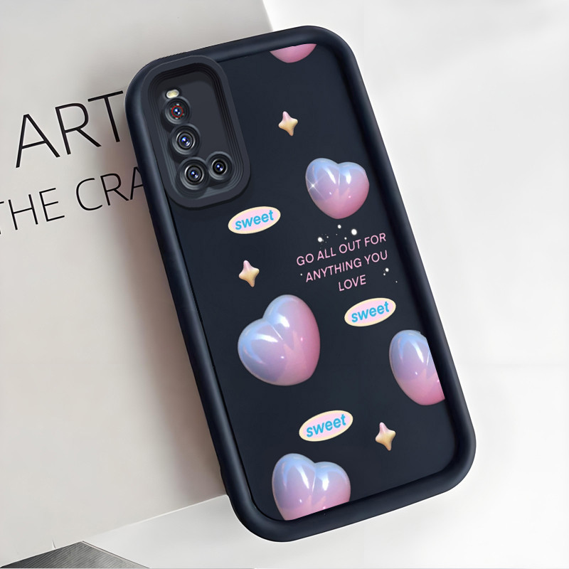 เคสสำหรับ VIVO V19 เคสโทรศัพท์รูปหัวใจ