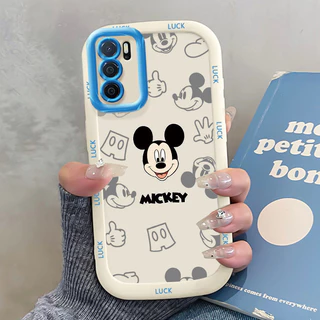 เคสสำหรับ OPPO A16 A16s A54s เคสโทรศัพท์เมาส์น่ารักกันกระแทกป้องกันการตก