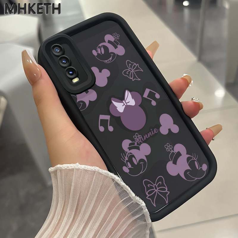 MHKETH เคสสำหรับ VIVO Y20 Y20s Y20i Y20T Y12s Y12a Y30G Y11s เคสโทรศัพท์มิกกี้เม้าส์แบบปรับแต่งได้ใหม่