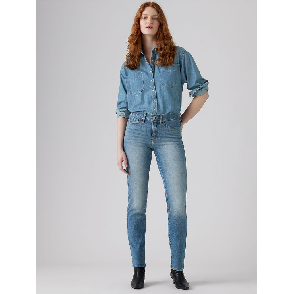 กางเกงยีนส์ผู้หญิง Levi's® Women's 314 Shaping Straight Jeans