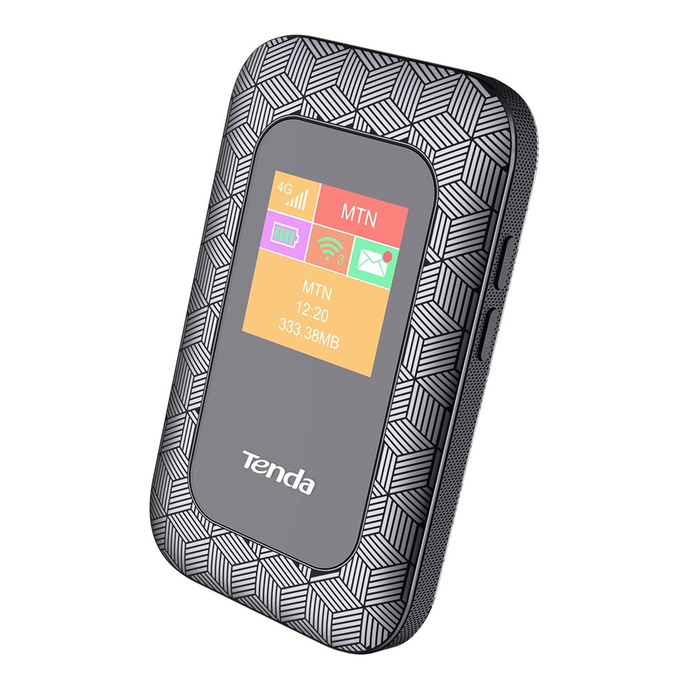 อุปกรณ์เครือข่าย MOBILE ROUTER (โมบายเราเตอร์) TENDA 4G185 V3.0 4G LTE-ADVANCED POCKET MOBILE WI-FI 