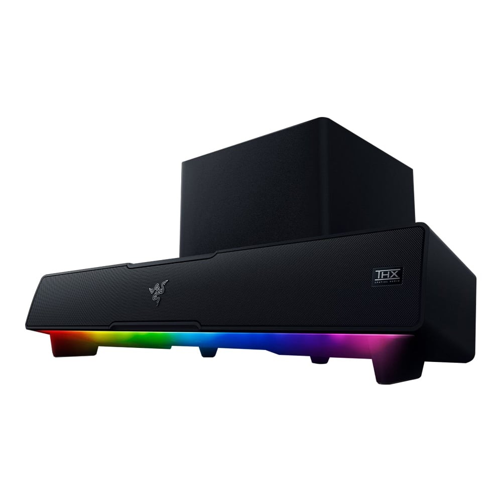 ลำโพง SOUNDBAR (ลำโพงซาวด์บาร์) RAZER LEVIATHAN V2 (BLACK)
