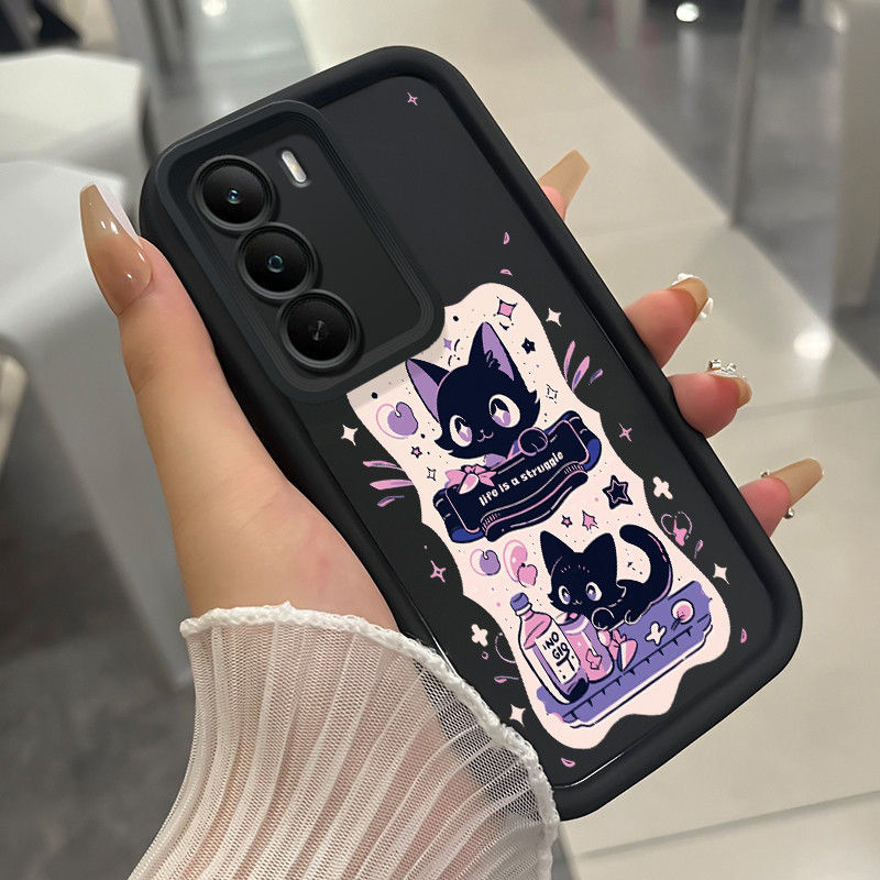 เคสสำหรับ Realme C75 4G C75X 4G 14X 5G เคสโทรศัพท์แมวกันกระแทก