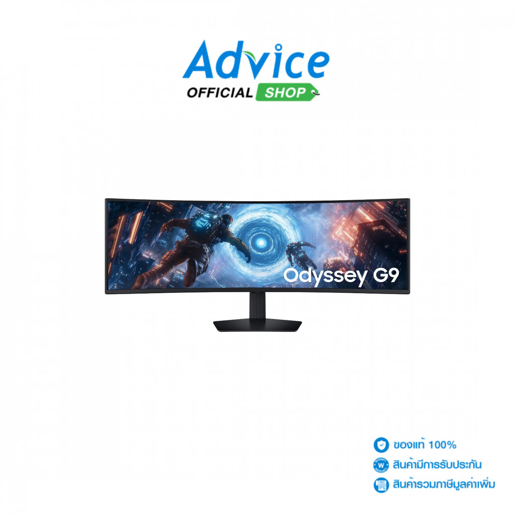 SAMSUNG MONITOR (จอคอม) 49'' ODYSSEY G91F LS49FG912EEXXT (VA, HDMI, DP) CURVE 144Hz - A0169626
