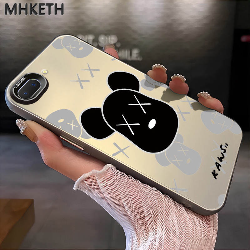MHKETH เคสสำหรับ OPPO A5 A3s A12e A7 A5s A12 A12s A11k Realme C1 เคสป้องกันโทรศัพท์ตกฝ้าแบบเรียบง่าย