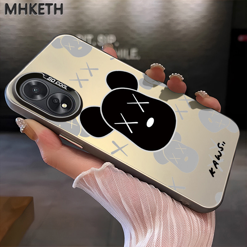 MHKETH เคสสำหรับ OPPO A18 A38 A31 2020 A8 เคสป้องกันโทรศัพท์ตกฝ้าแบบเรียบง่าย