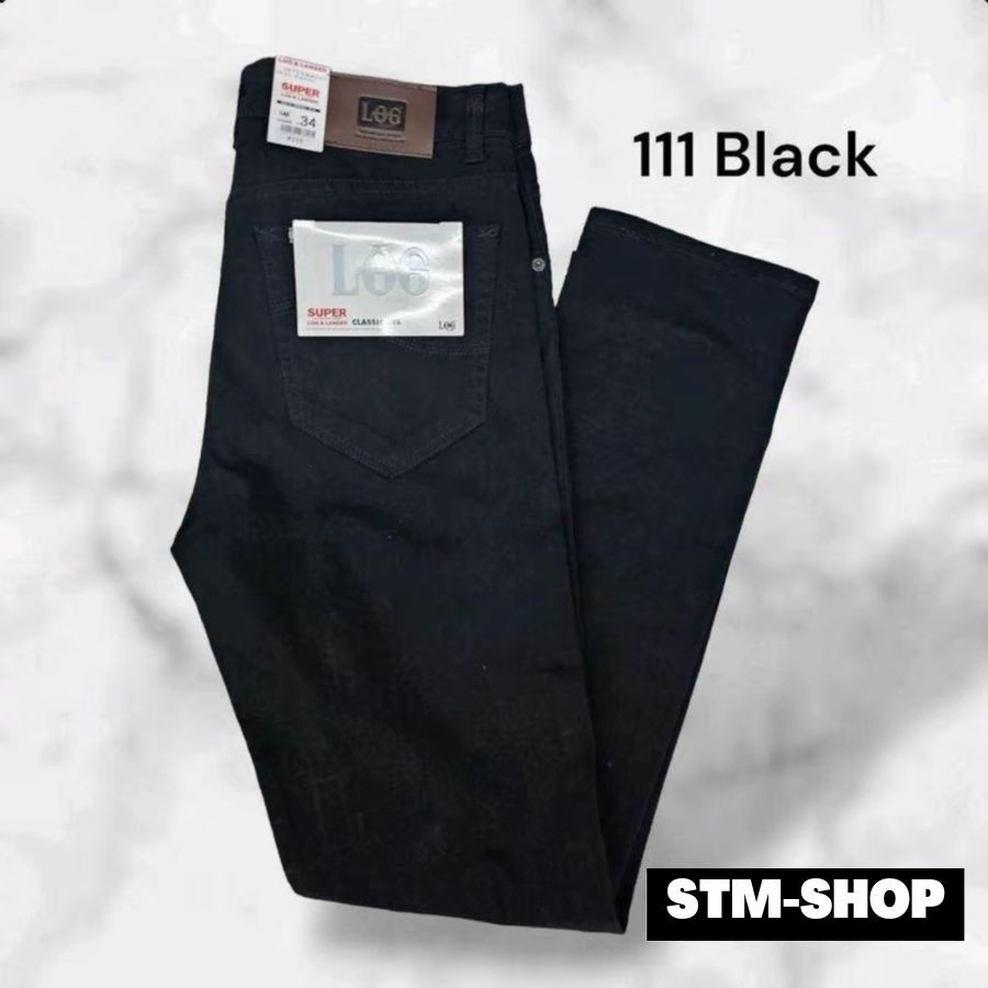 กางเกงผ้ายืด LOG  ทรงกระบอกเล็ก 28-44 เป้าซิป (P52.0)