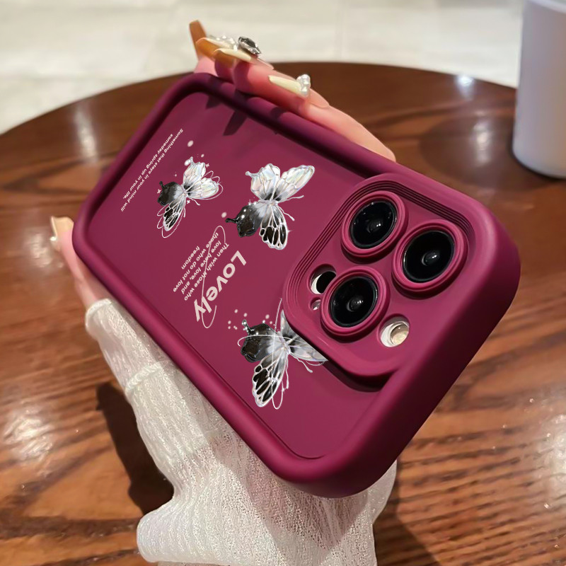 เคสสำหรับ Realme C35 Narzo 50A Prime เคสโทรศัพท์ผีเสื้อสามสีซิลิโคนกันกระแทก - รูปที่ 6