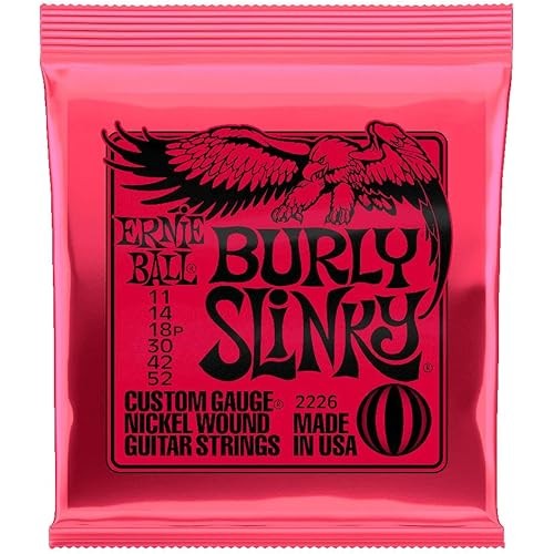 ERNIE BALL Ernie Ball 2226 Burly Slinky 11-52 Electric Guitar Strings x 3 sets