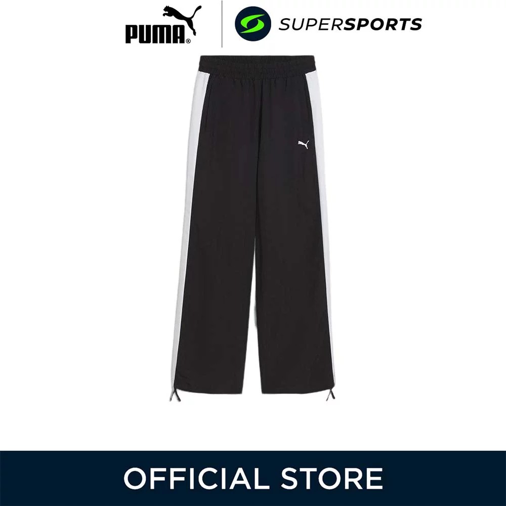 PUMA T7 Relaxed Woven กางเกงลำลองขายาวผู้หญิง