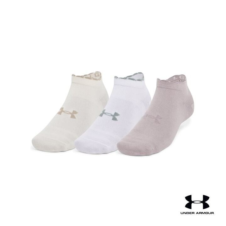 Under Armour ถุงเท้าข้อต่ำแพ็ก 3 คู่ยูนิเซ็กส์ UA Essential