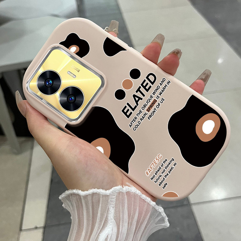 เคสสำหรับ Realme C55 Narzo N55 เคสโทรศัพท์ดอกไม้กันกระแทก