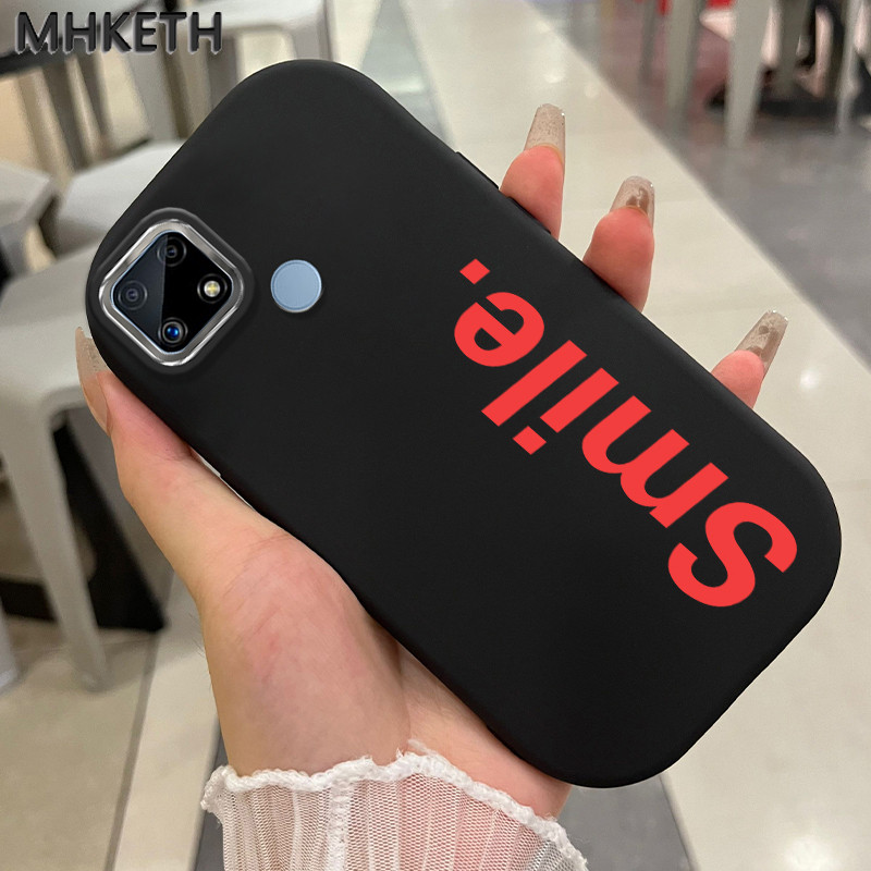 MHKETH เคสสำหรับ Realme C12 C25 C25s C21Y C25Y Narzo 20 30A 50A เคสโทรศัพท์กันกระแทกซิลิโคนธรรมดา