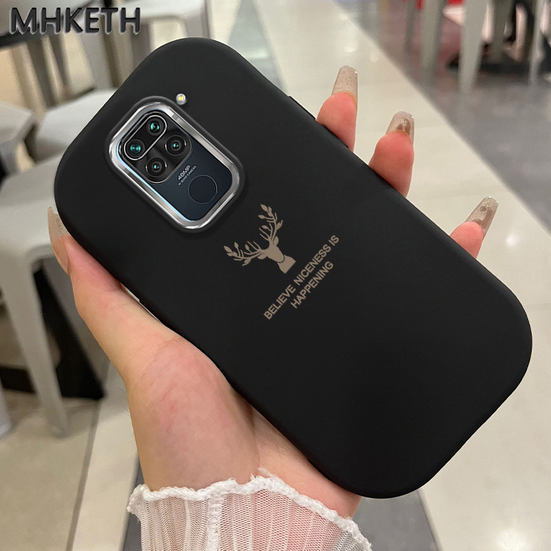 MHKETH เคสสำหรับ Xiaomi Redmi Note 9 Note 9s Note 9 Pro POCO M2 Pro เคสการออกแบบหัวกวางขั้นสูงเคสโทรศัพท์ง่าย