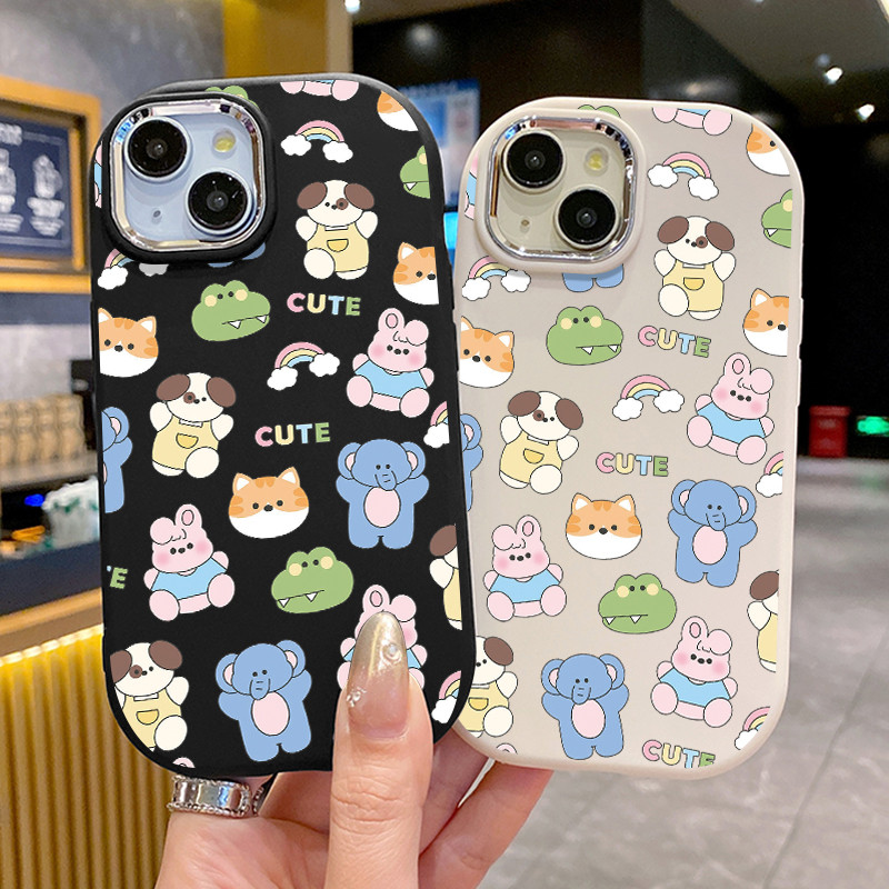 เคสสำหรับ Samsung A23 4G A23 5G A13 4G เคสโทรศัพท์สัตว์น่ารักกันกระแทกกลมและอ้วน - รูปที่ 3