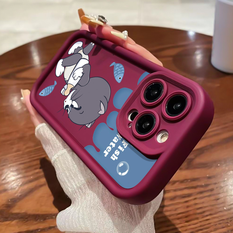 เคสสำหรับ OPPO A58 A78 A58 5G A78 5G A58x 5G A1x A2x เคสโทรศัพท์เนยแข็งหนูแมวซิลิโคนกันกระแทก - รูปที่ 6