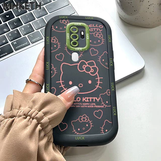 MHKETH เคสสำหรับ OPPO A5 2020 A9 2020 เคสมือถือลายแมวน่ารักและเป็นที่นิยม