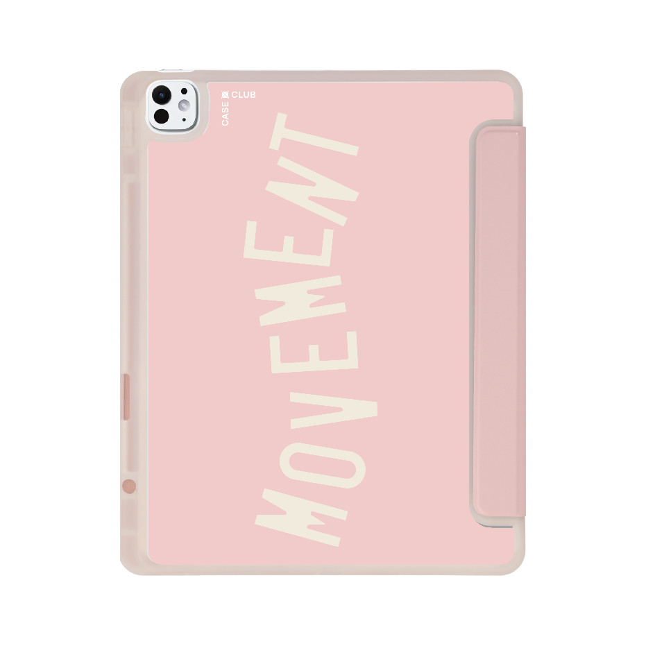 CaseClub เคสไอแพด ด้านหลังใส ฝาปิดสี Rally Bubblegum Movement