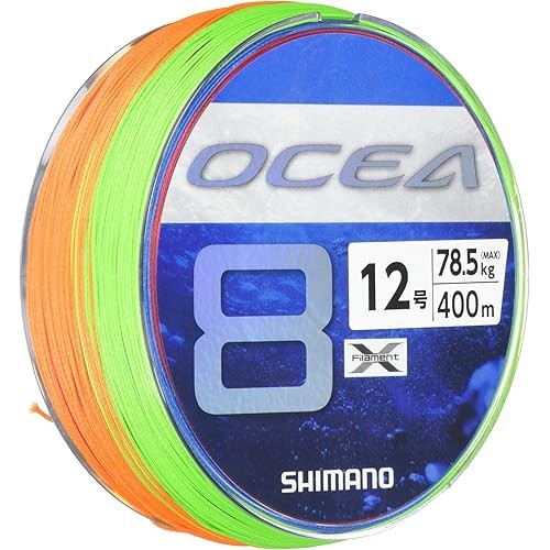 Shimano Line Osia 8 400M เบอร์ 12.0 5 สี Ld-A81S ตกปลา 2
