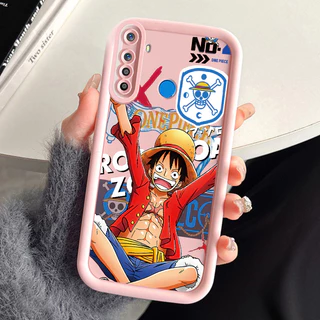 เคสสำหรับ Realme 5 Pro 5i 5s 6i C3 C3i Narzo 10 Narzo 10A Narzo 20A เคสโทรศัพท์ตัวเอกอนิเมะสามสีซิลิโคนกันกระแทก