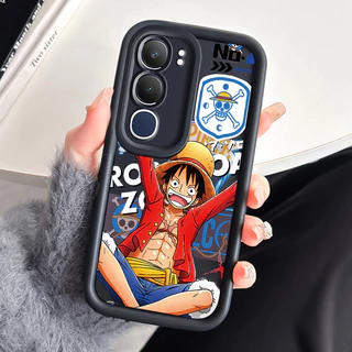 เคสสำหรับ VIVO Y19s Y29 5G เคสโทรศัพท์ตัวเอกอนิเมะสามสีซิลิโคนกันกระแทก