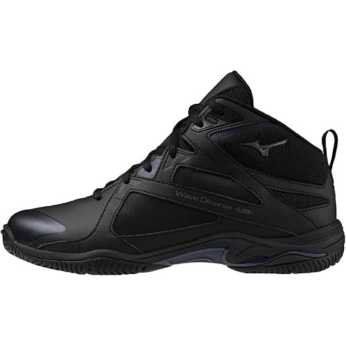 รองเท้าออกกําลังกาย Mizuno Wave Diverse LG 5 Indoor Studio Gym การออกกําลังกายสีดําเงิน 24.5 ซม. 2E
