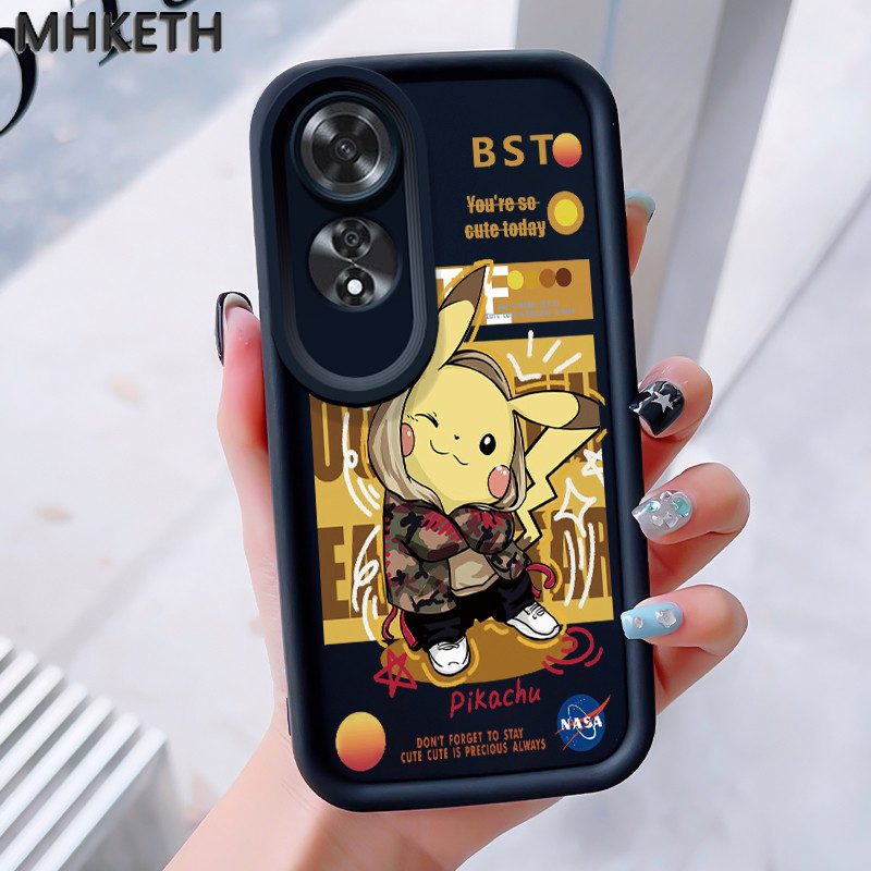 เคสสำหรับ OPPO A60 4G เคสโทรศัพท์ออกแบบการ์ตูนอินเทรนด์