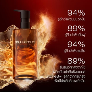 shu uemura ชู อูเอมูระ ultime8 sublime tsubaki cleansing oil 450ml คลีนซิ่งออยล์สูตรพรีเมียม ผสานน้ำมันบำรุงผิวจากสึบากิ