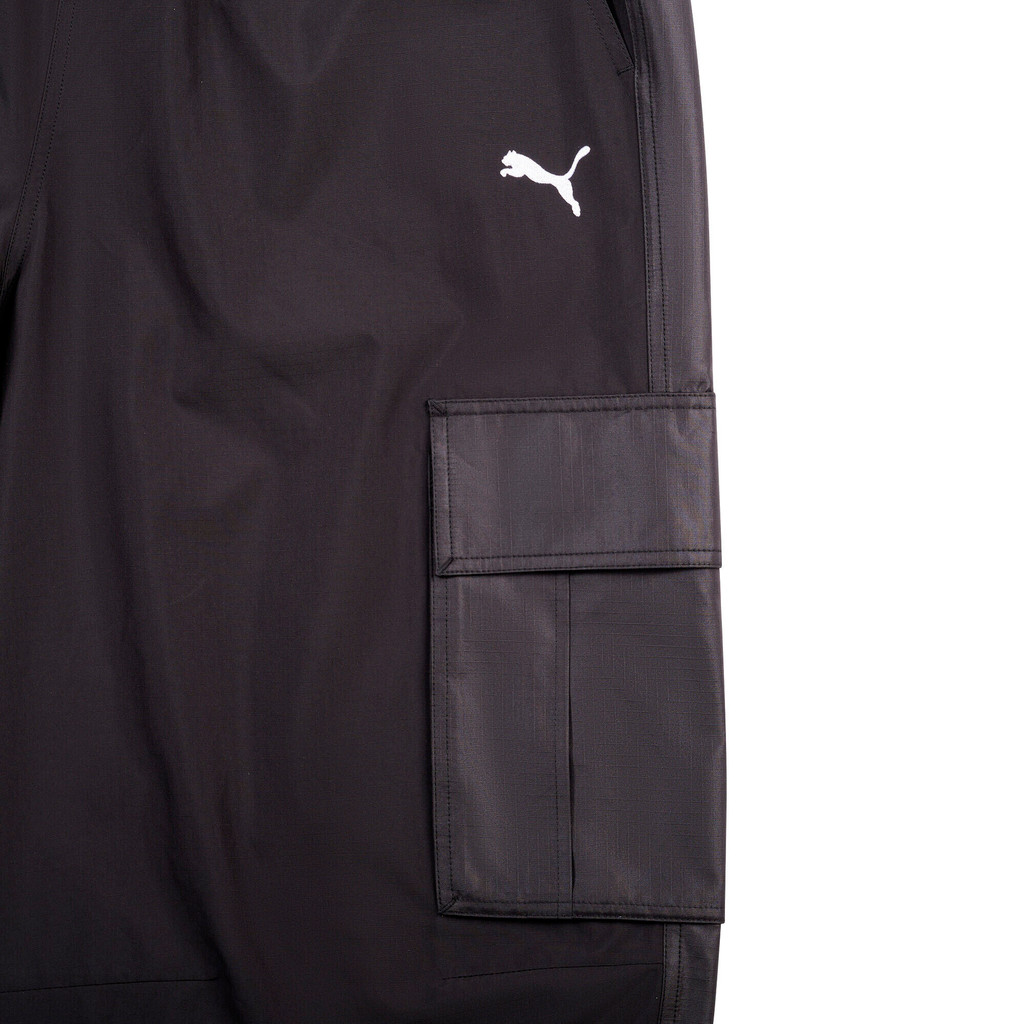 PUMA بنطلون كارغو رجالي Wardrobe Essentials — أسود — صورة 4