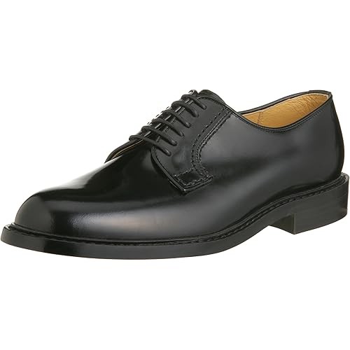 Harta รองเท้าผูกเชือก Plain Toe 3E หนังแท้ Men s 711 Black 26.5 cm
