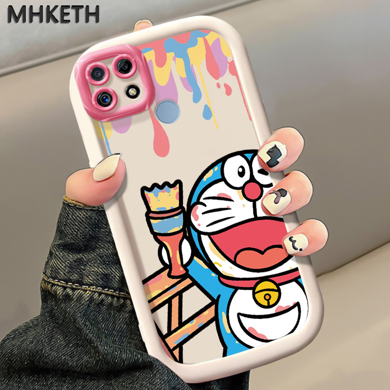 MHKETH เคสสำหรับ Realme C12 C25 C25s C21Y C25Y Narzo 20 30A 50A เคสโทรศัพท์การ์ตูนกราฟฟิตีแบบเคลื่อนไหว