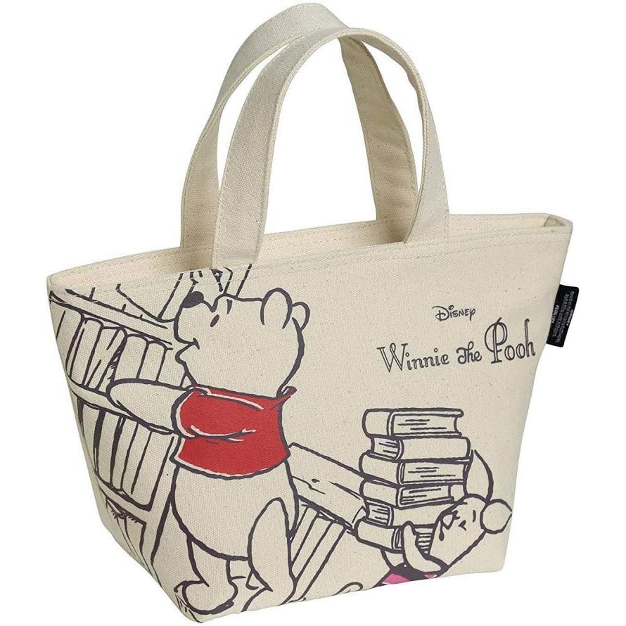 Pearl Metal MA-4039 Insulated Bag, Winnie the Pooh / Book, Disney, Ivory, Width 12.2 inches (310 cm)