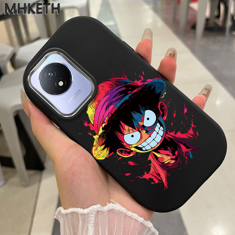 MHKETH เคสสำหรับ VIVO Y02 Y02A Y02T Y02s Y11 2023 เคสโทรศัพท์ซิลิโคนกันกระแทกลายการ์ตูนอะนิเมะ
