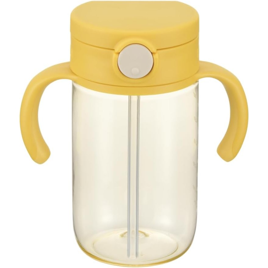 Richell Astor Go Out Straw Mug 320 Yellow 11.8 fl oz (320 ml) 7 MonthsDirectly from Japan