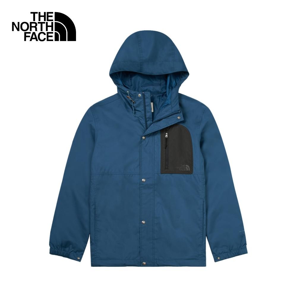 THE NORTH FACE MEN M66 POCKET RAIN JACKET - (ดูตารางไซซ์ ASIA/AP) - MIDNIGHT PETROL แจ็กเก็ตกันฝนผู้