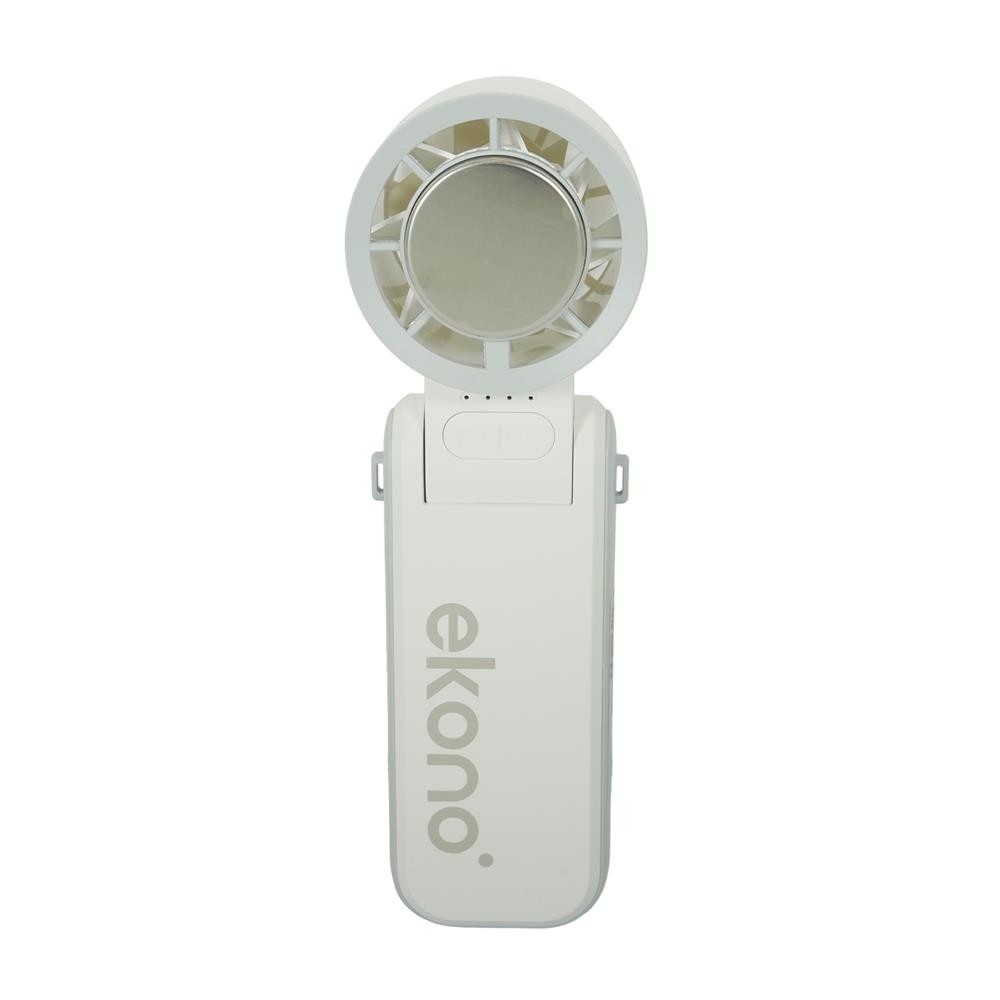 [ ซื้อ1แถม1 *กดลงตะกร้า2ชิ้น] HomePro พัดลมพกพา 1.6 นิ้ว  EK-PTB12 สีขาว แบรนด์ EKONO