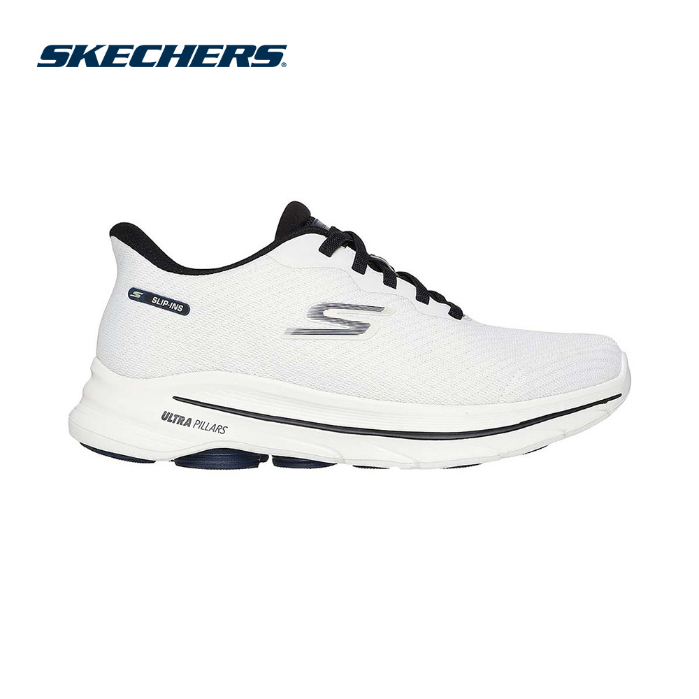 Skechers สเก็ตเชอร์ส รองเท้าผู้ชาย Men Slip-Ins GOwalk 8 Pate Walking Shoes - 216783-WBK Air-Cooled 