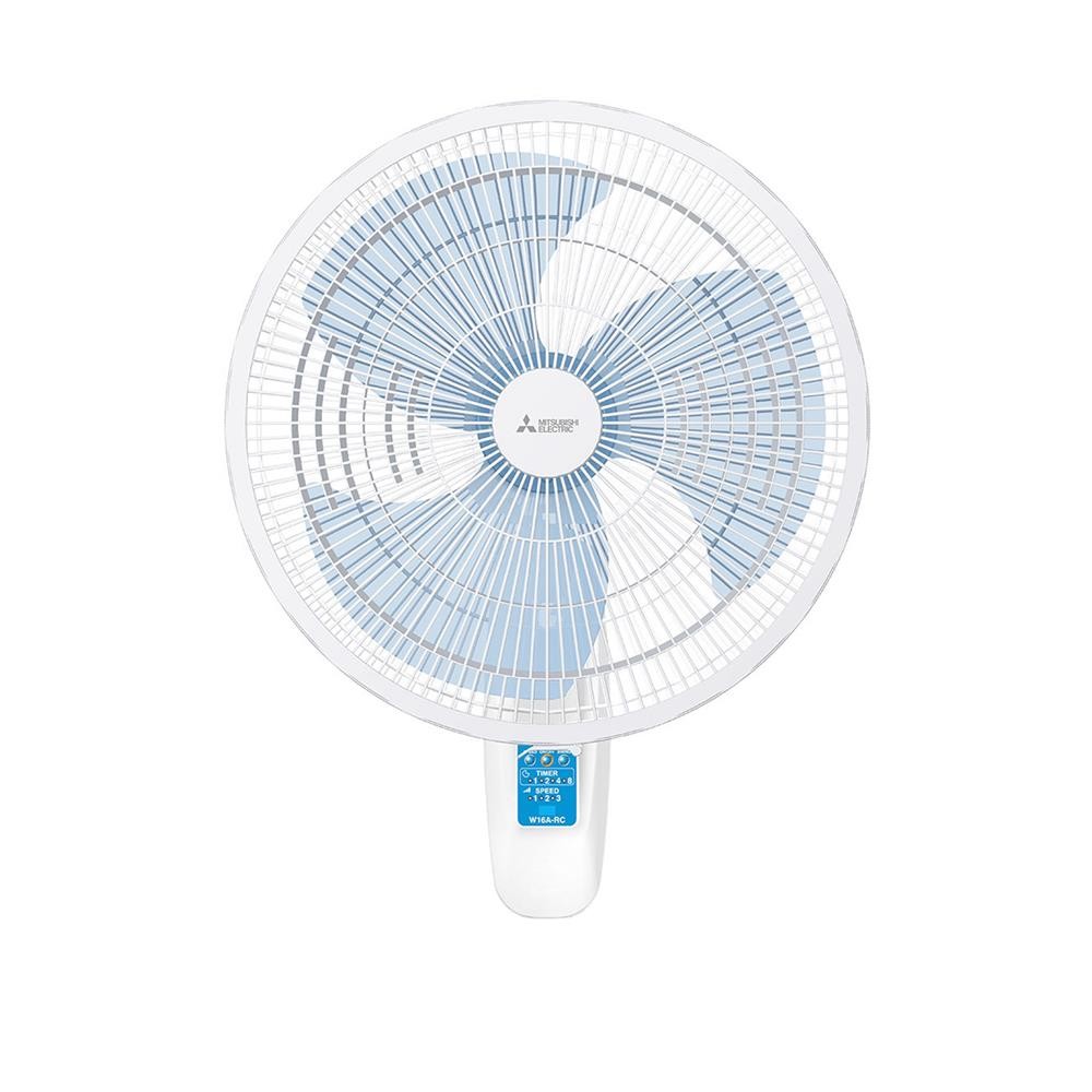 HomePro พัดลมติดผนัง 16 นิ้ว  W16A-RC WH สีขาว แบรนด์ MITSUBISHI