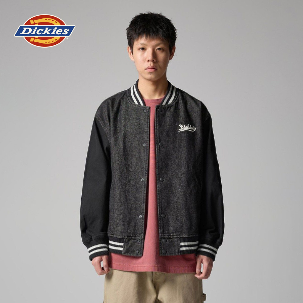 DICKIES MEN'S JACKET - BLACK DENIM เสื้อแจ็คเก็ต แขนยาว ผู้ชาย