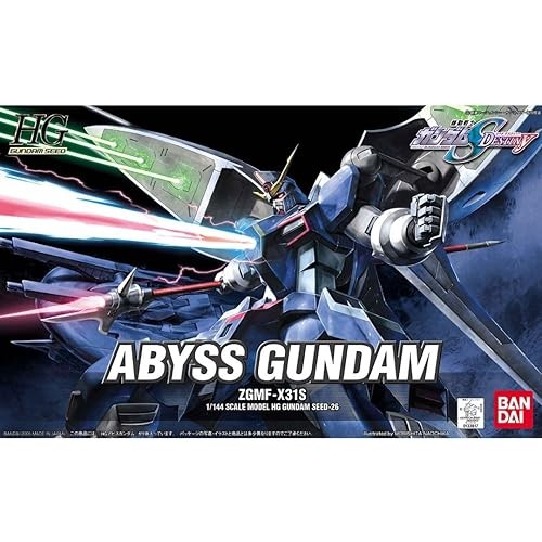BANDAI HG Mobile Suit Gundam SEED DESTINY Abyss 1/144 ขนาดรหัสสีพลาสติก

